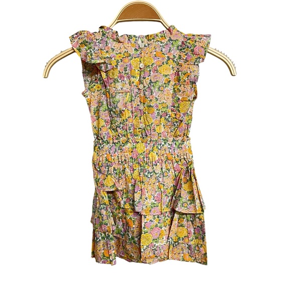 New Girls LoveShackFancy Decker Liberty Fabric Floral Dress Golden Meadows - Picture 4 of 7